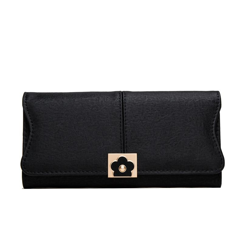 Extended Flower Buckle Multifunctional Wallet