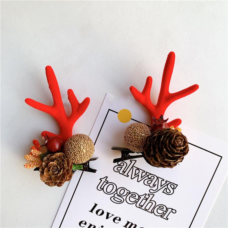 Christmas Cute Antler Hairpin