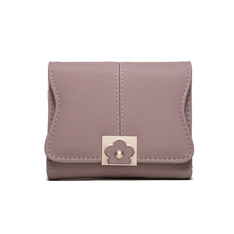 Flower Buckle Multifunctional Wallet
