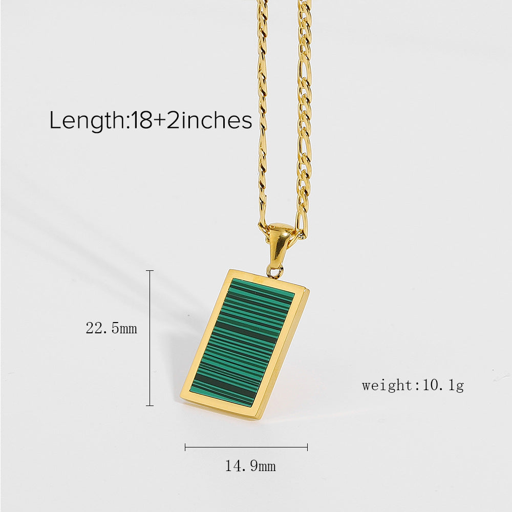 18K Gold Plated shell-based geometry Necklace