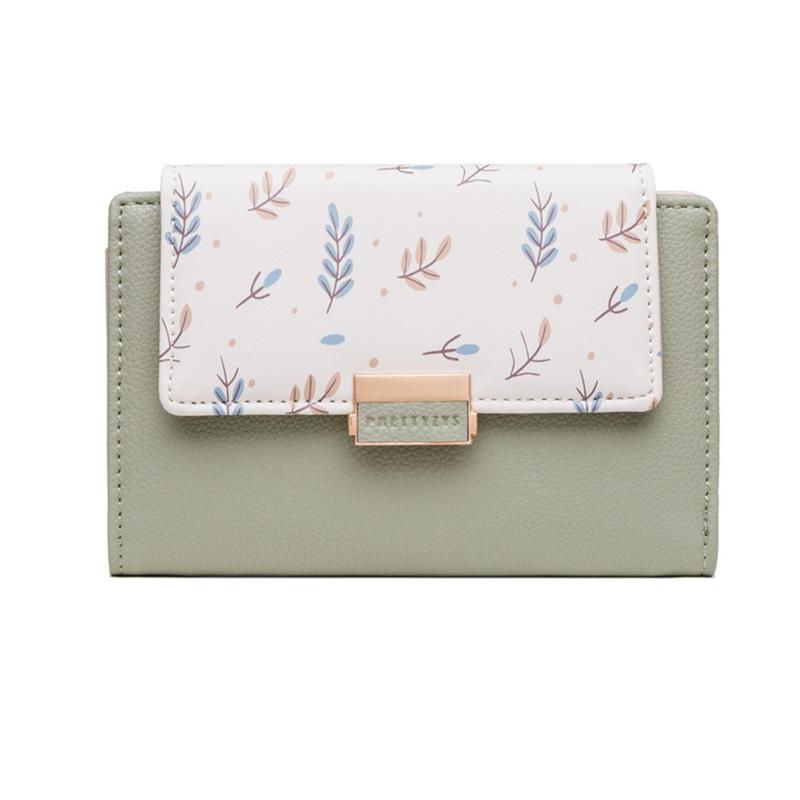 Mid-length Floral Wallet