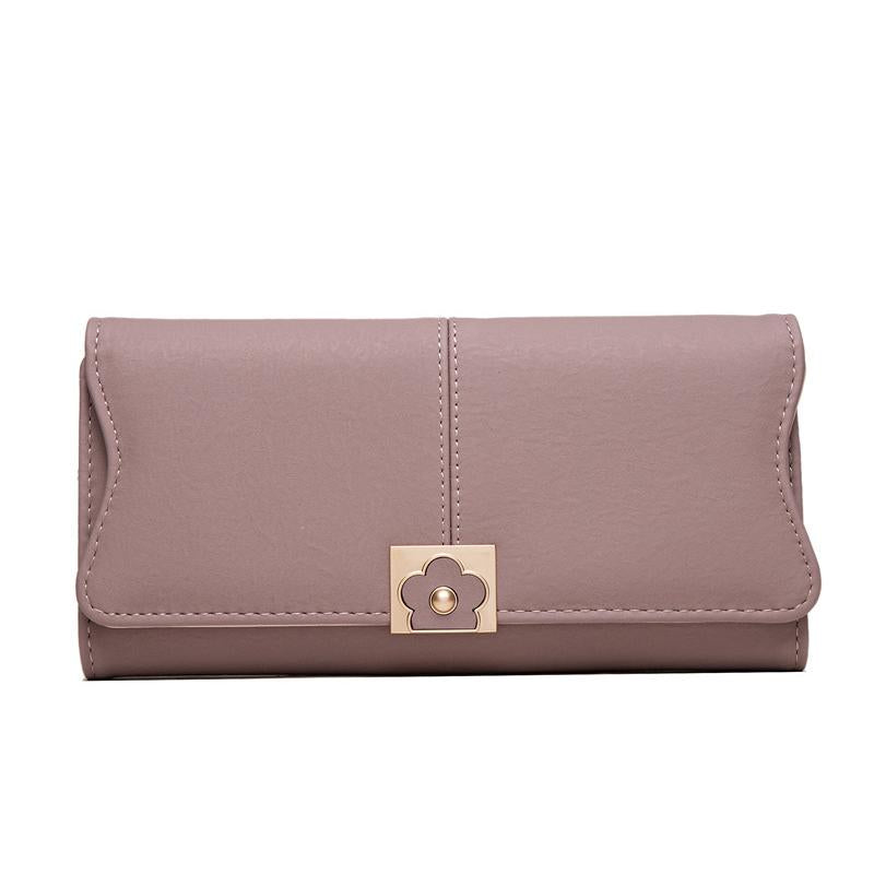 Extended Flower Buckle Multifunctional Wallet