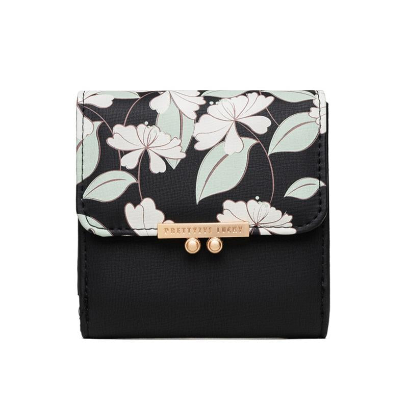 Short Tri-fold Printed Wallet