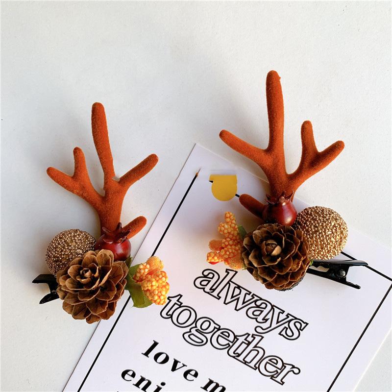 Christmas Cute Antler Hairpin