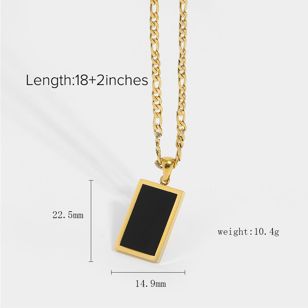 18K Gold Plated shell-based geometry Necklace