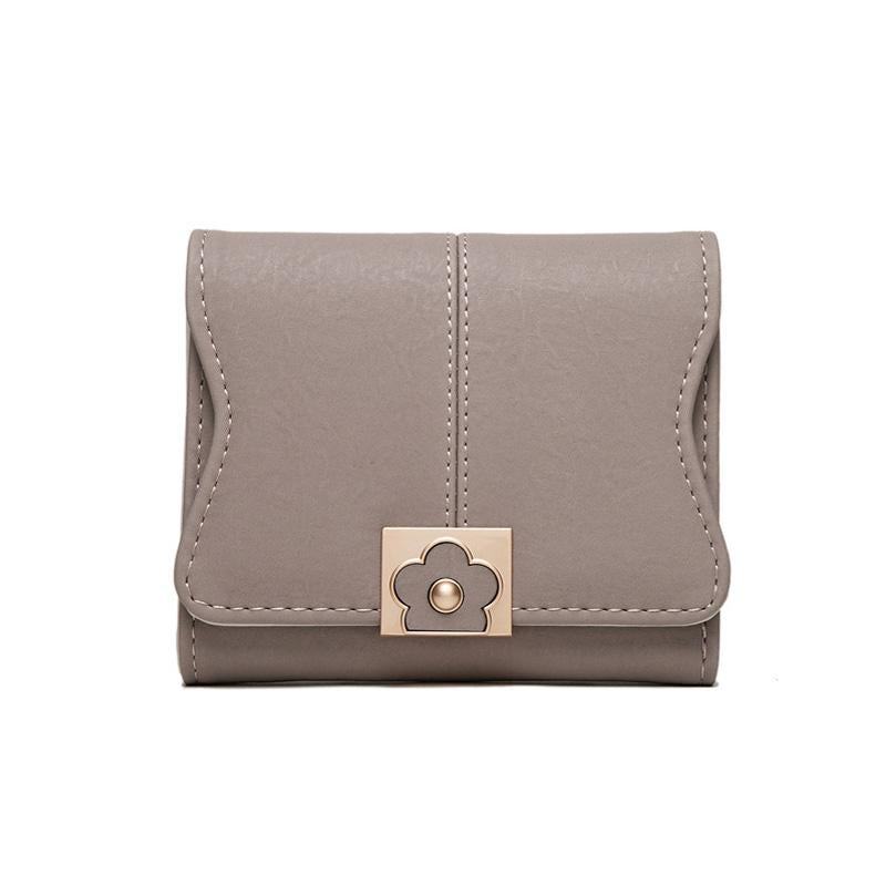 Flower Buckle Multifunctional Wallet