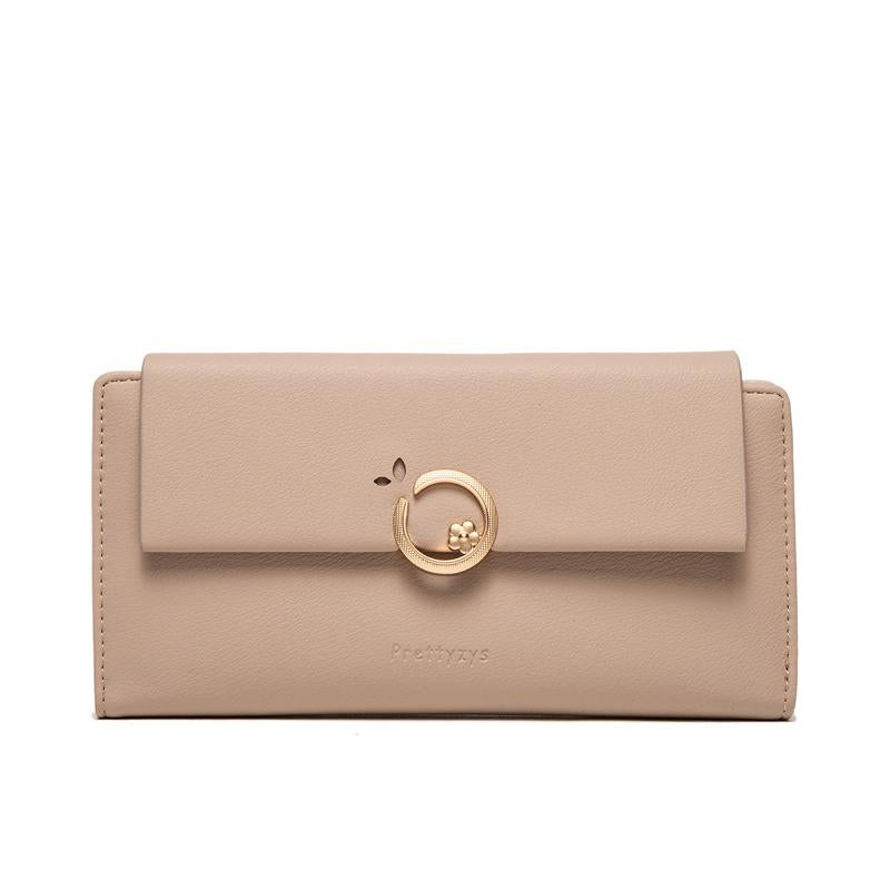 Flower Buckle Flip Cover Wallet