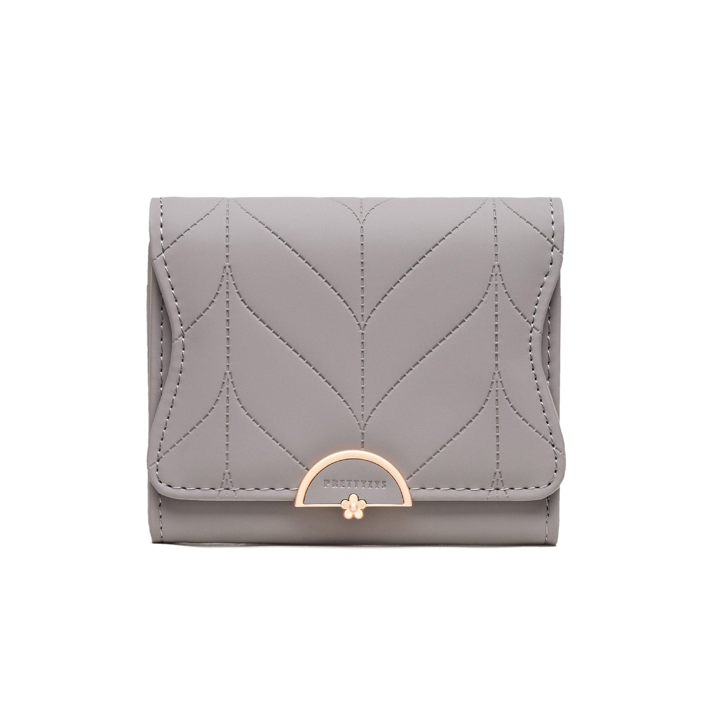 Leaf Ripple Embossed Wallet
