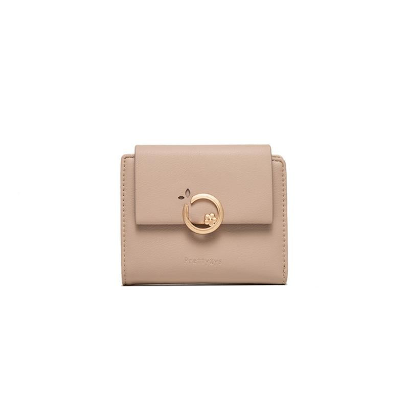 Flower Buckle Flip Cover Wallet