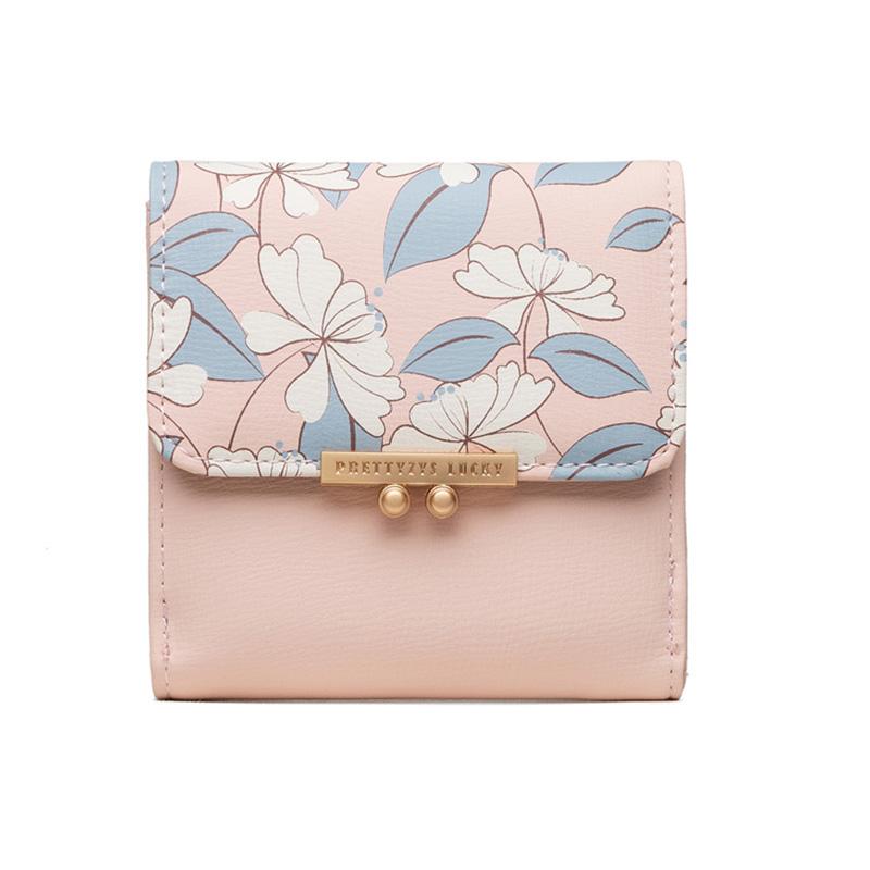 Short Tri-fold Printed Wallet