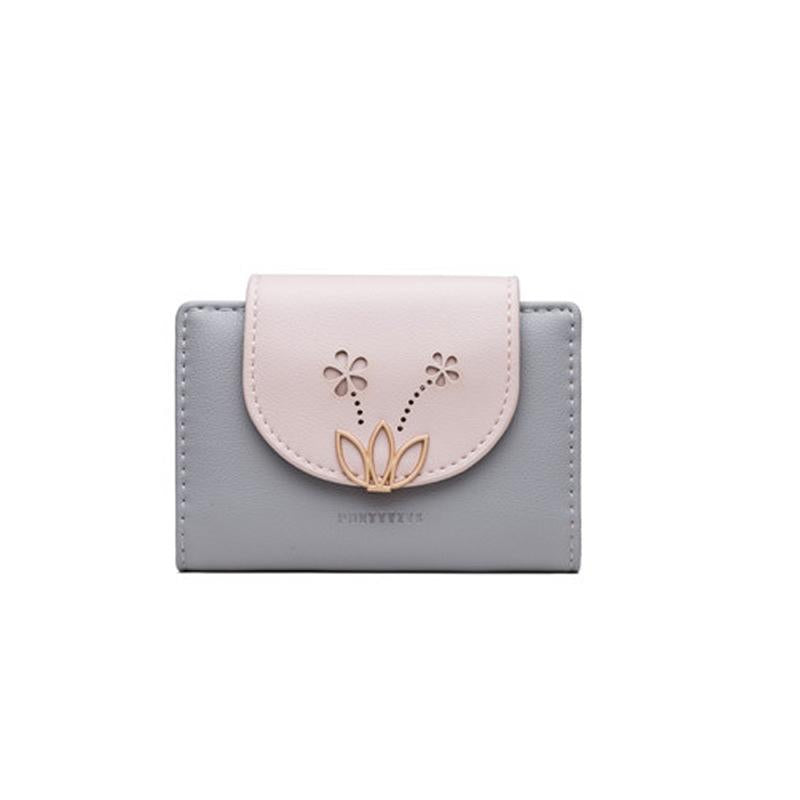 Hollow Flower Buckle Card Holder