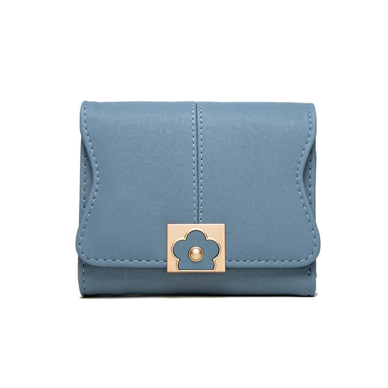 Flower Buckle Multifunctional Wallet