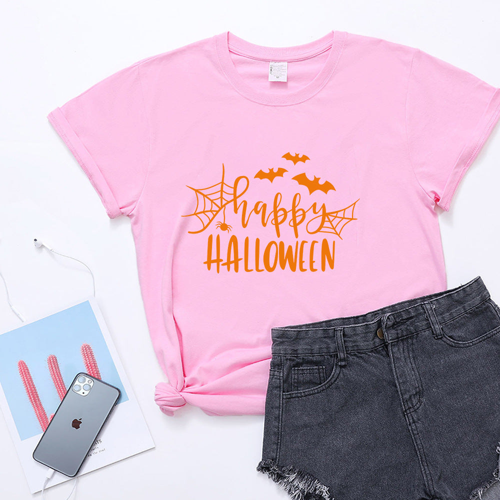 Happy Halloween Printed T-shirt