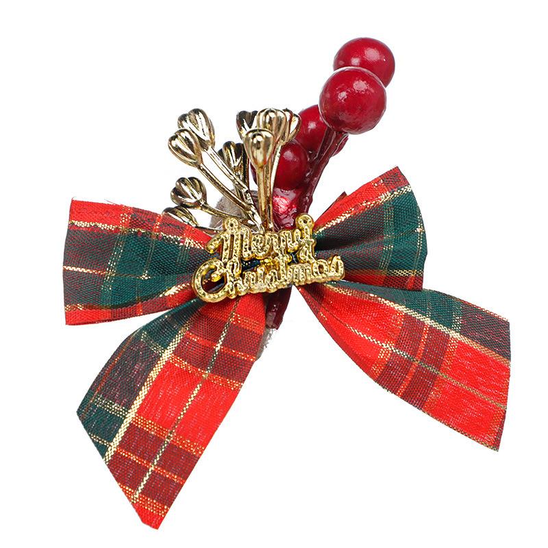 Christmas Bow Napkin Ring 6Pcs