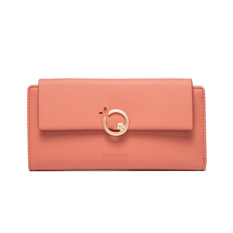 Extended Flower Buckle Flip Cover Wallet