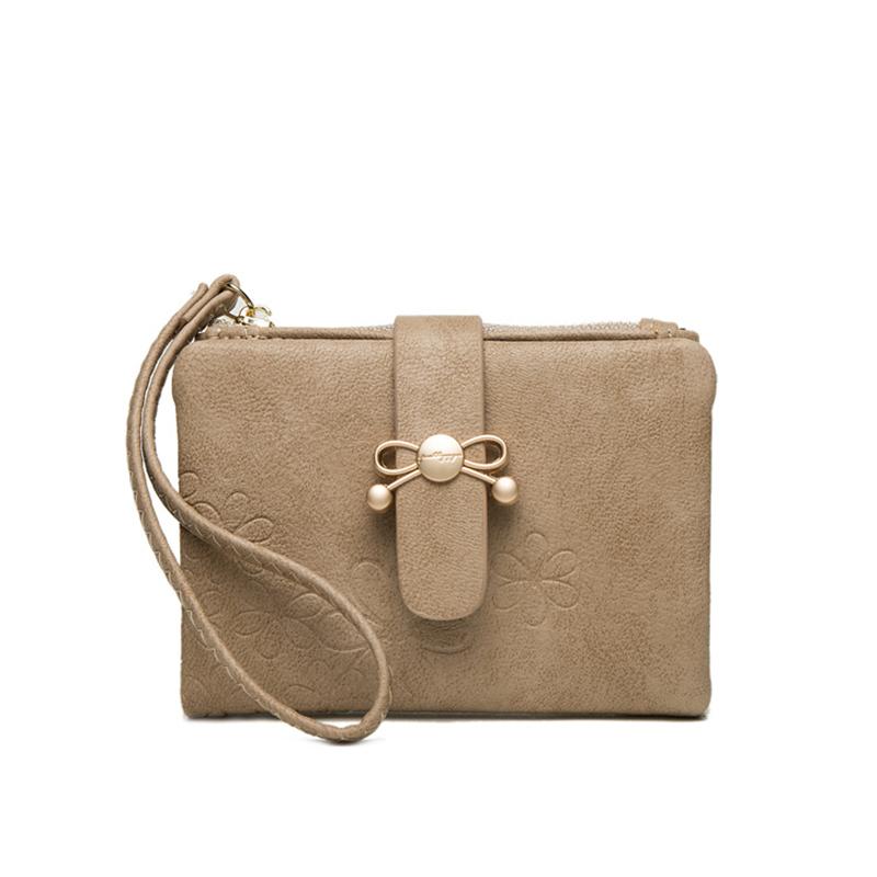 Floral Obscured Wrist Wallet
