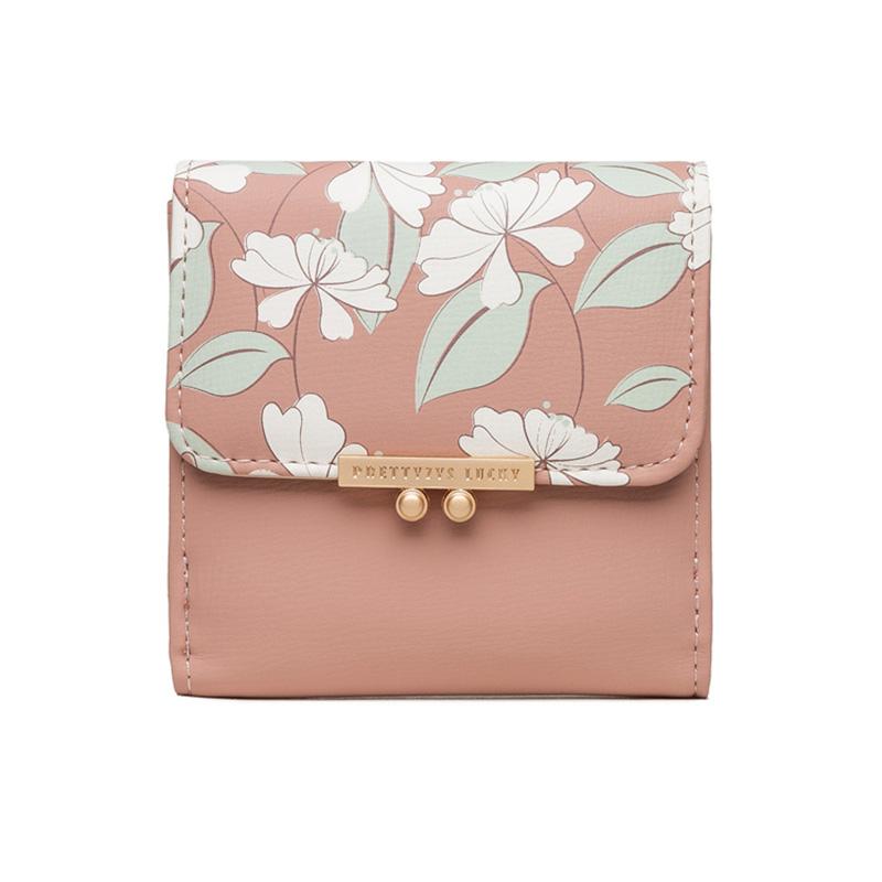 Short Tri-fold Printed Wallet