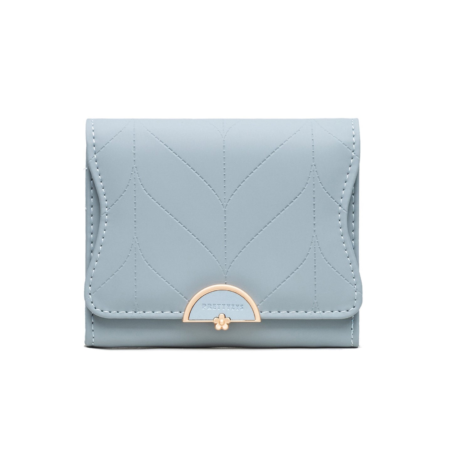 Leaf Ripple Embossed Wallet