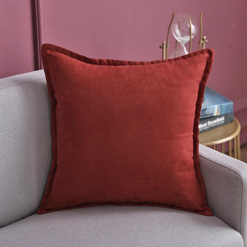 Christmas Red And Black Plaid Elk Pillowcase