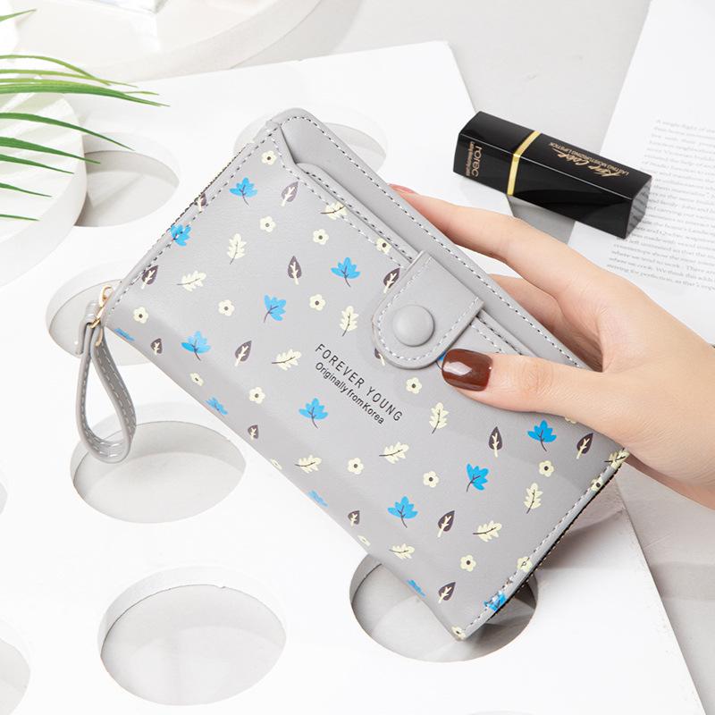 Extended Floral Large Capacity Wallet