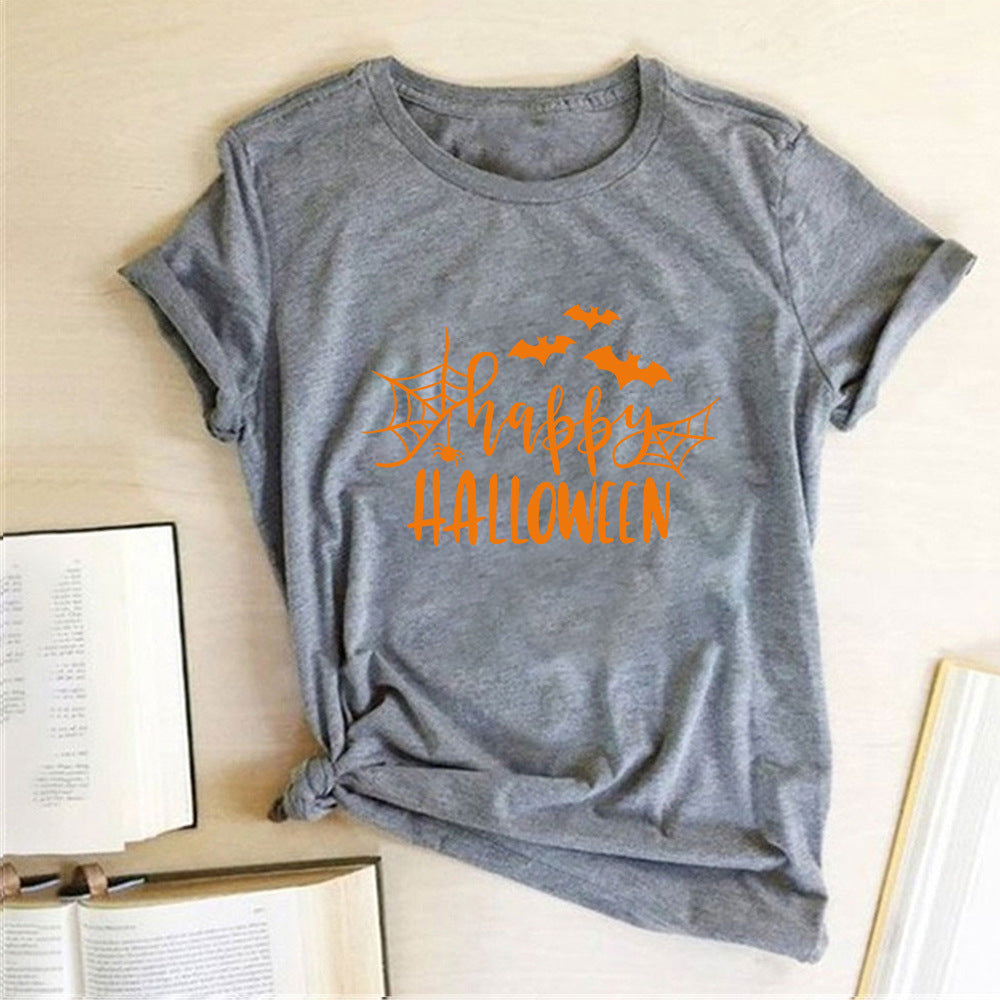 Happy Halloween Printed T-shirt