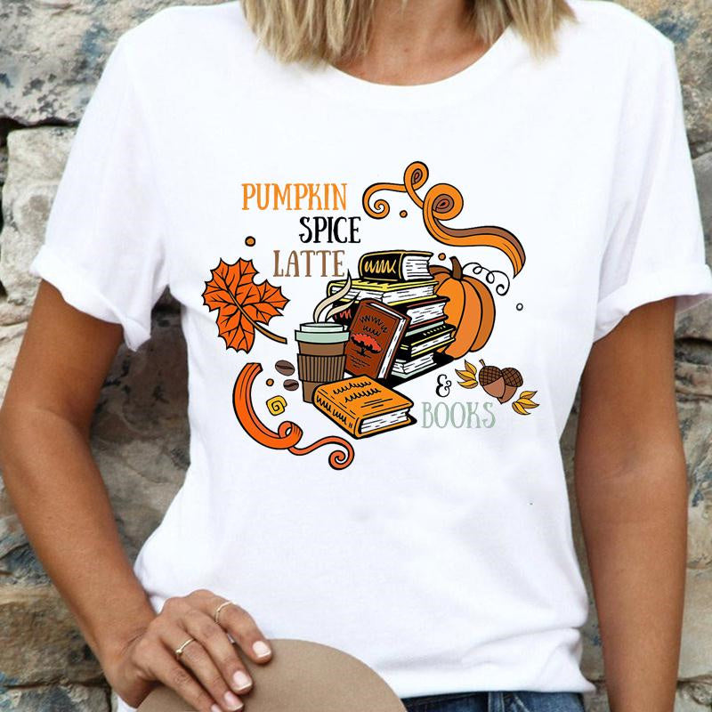 Happy Halloween Women White T-Shirt Z