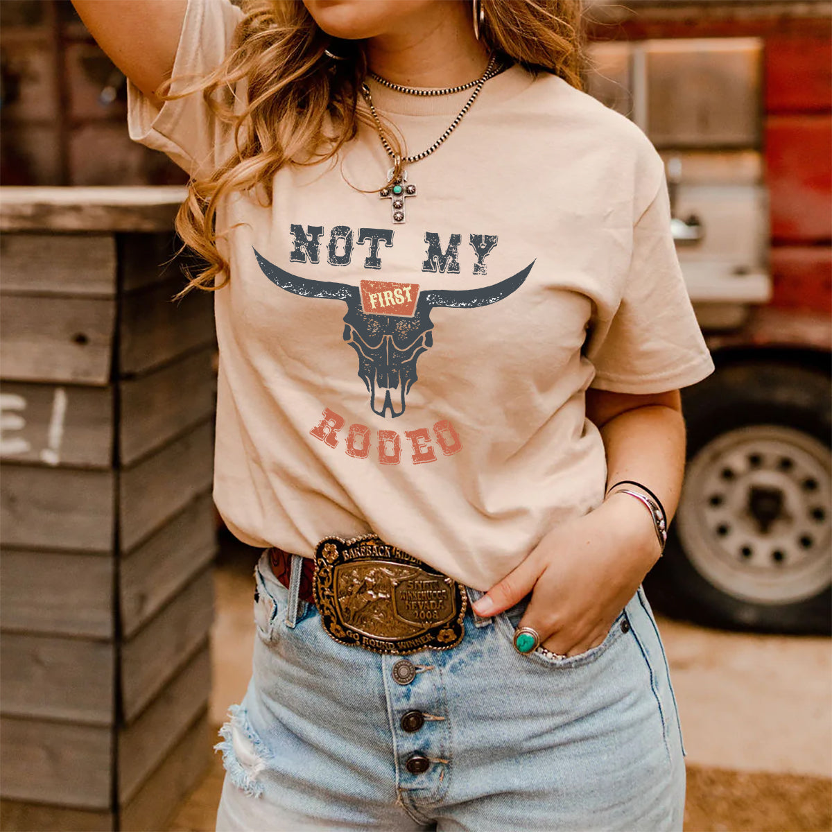 Not My First Rodeo Cotton Tee