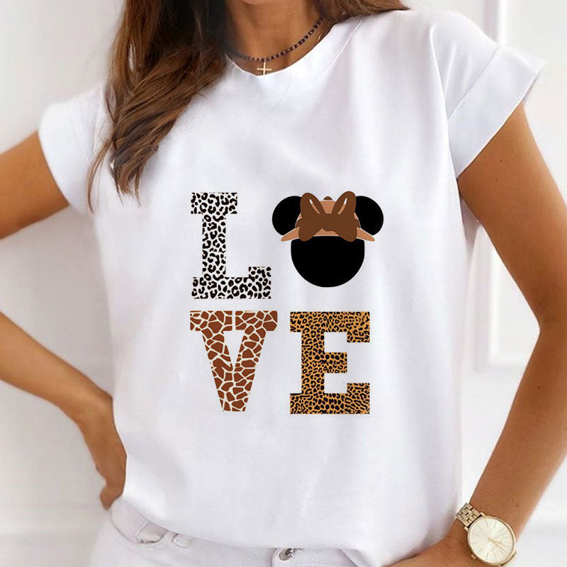 Style F : I Love You Women White T-Shirt