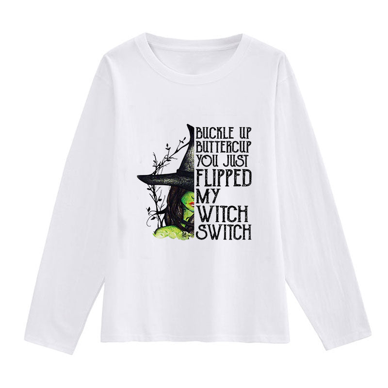 Happy Halloween Ladies White T-Shirt Z