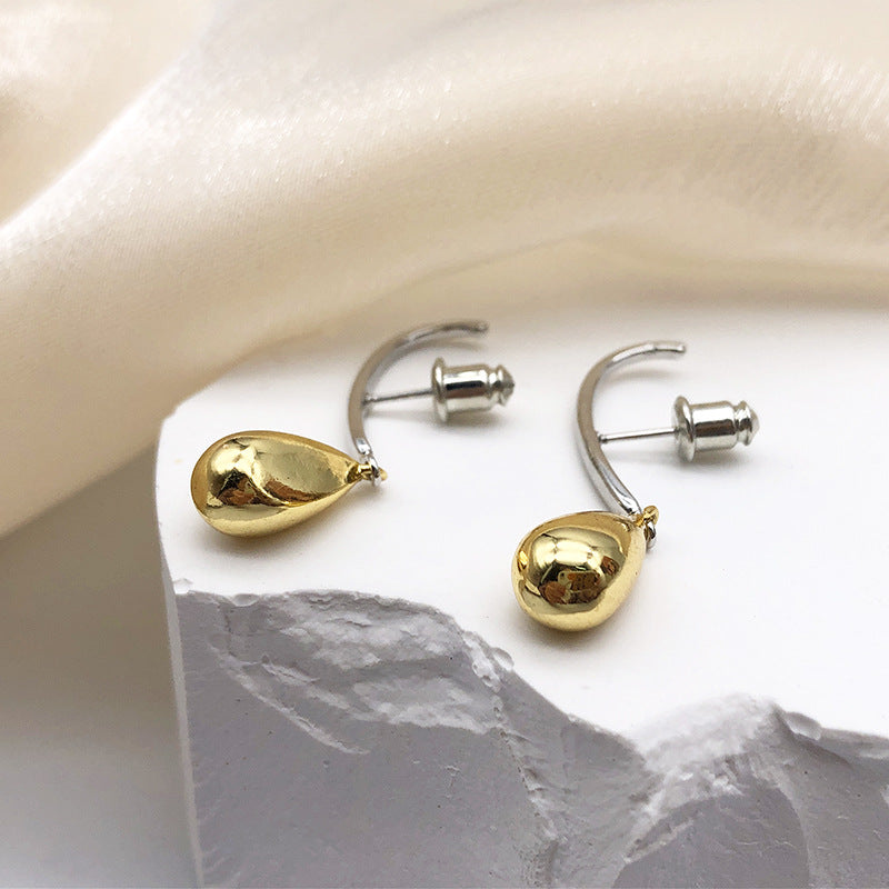 Vintage Silver Wire Drop Earring