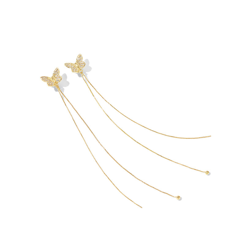 Butterfly tassel Earring