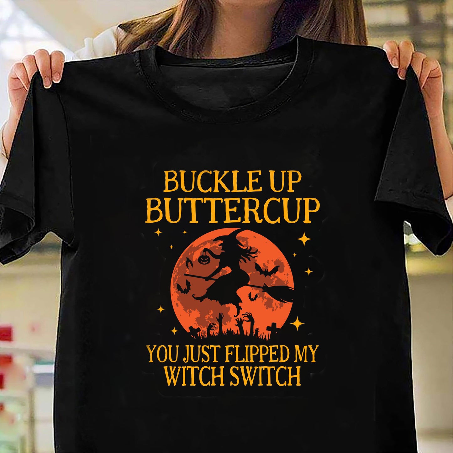 Happy Halloween Black T-Shirt R