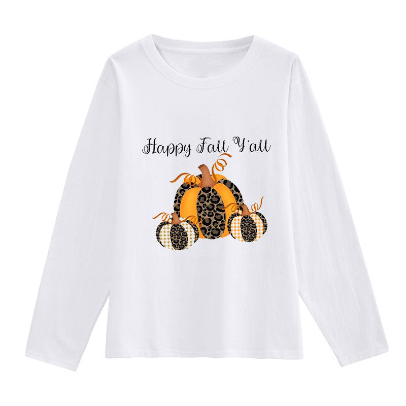 Happy Halloween Ladies White T-Shirt B