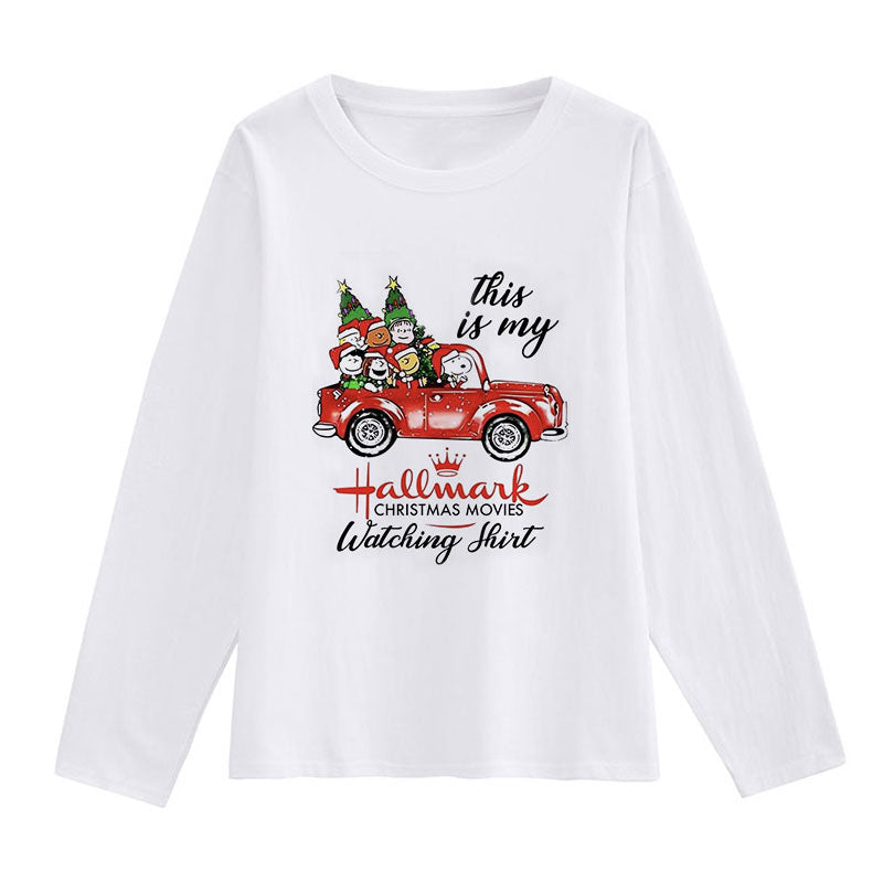 Merry Christmas Ladies White T-Shirt Z