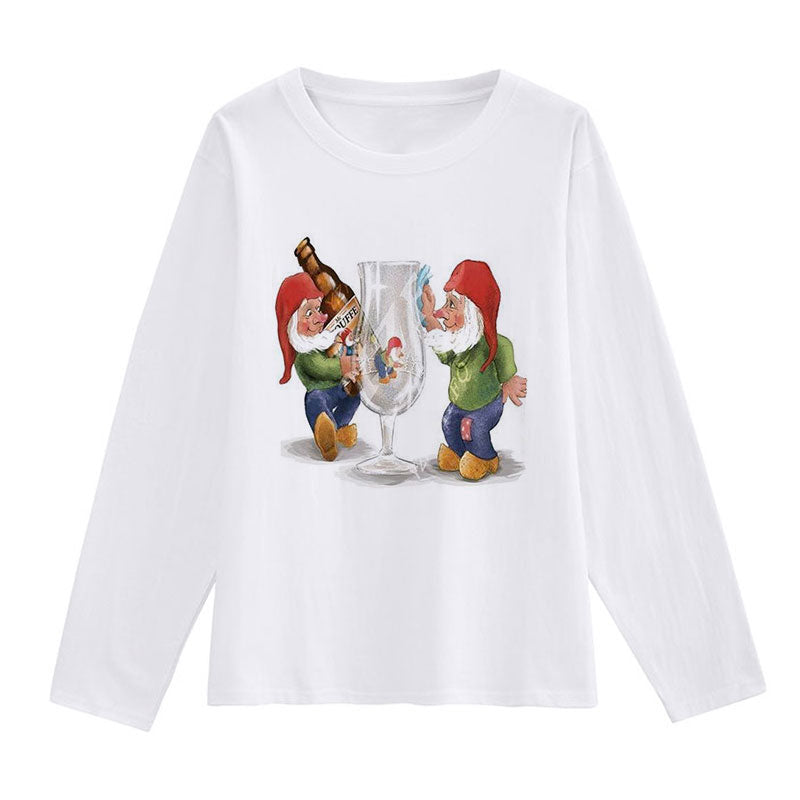 Merry Christmas Women White T-Shirt T