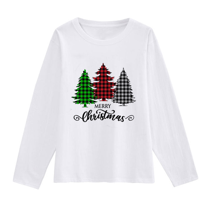 Hello Christmas Ladies White T-Shirt J