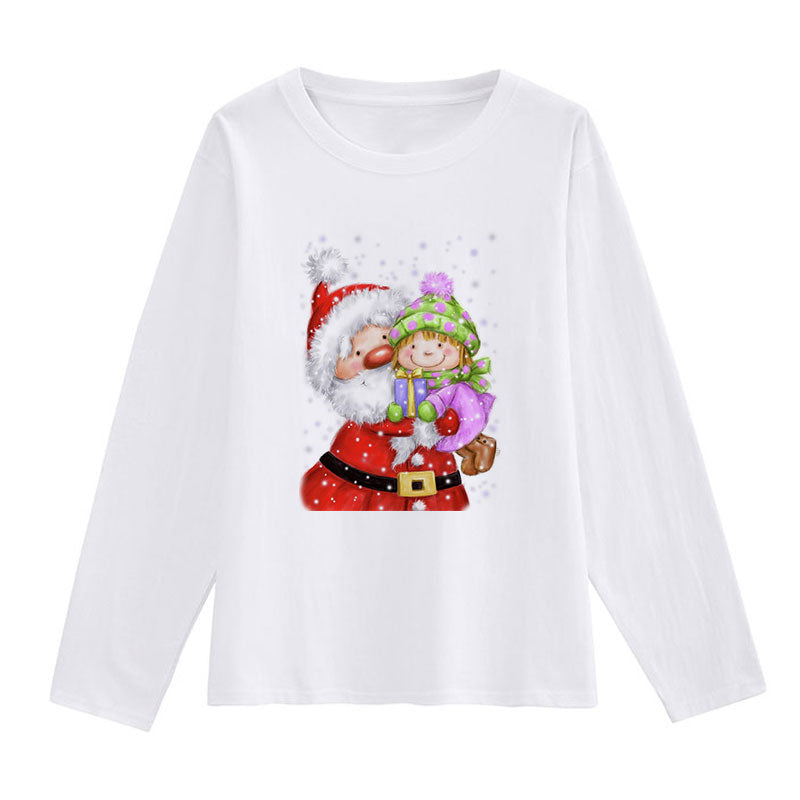 HAPPY 2021 Christmas Ladies White T-Shirt A