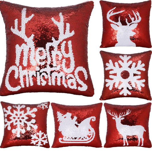 Christmas Sequins Pillow