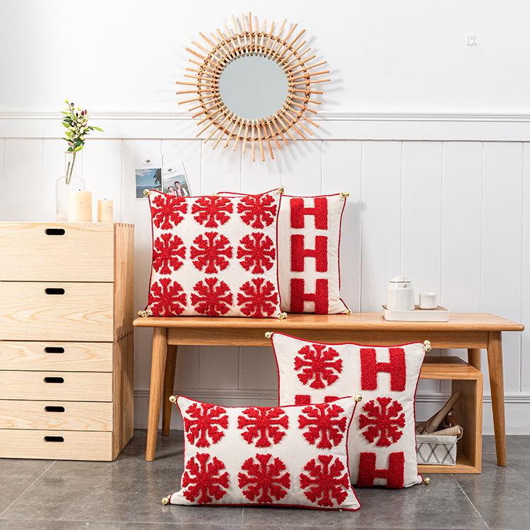 Christmas Snowflake Pillowcase