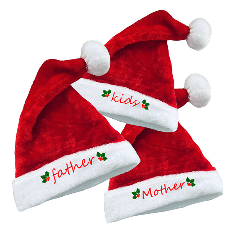 3pcs Christmas Hats for Families