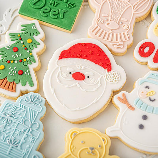 Cute Christmas Santa Cookie Cutters