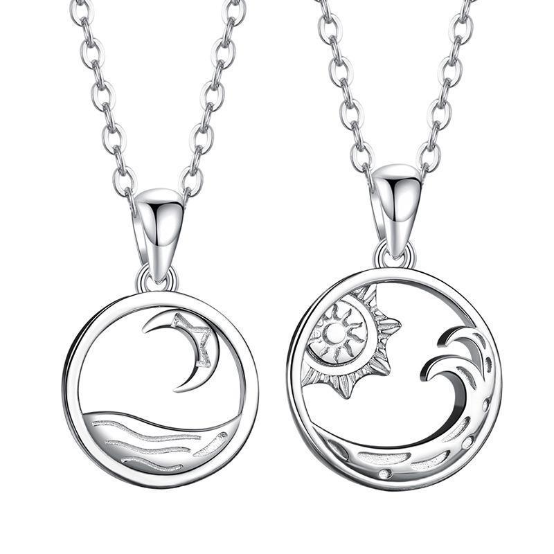 Sun and Moon Couple Necklace-50% OFF