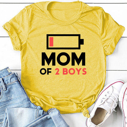 MOM OF 2 BOYS T-shirt