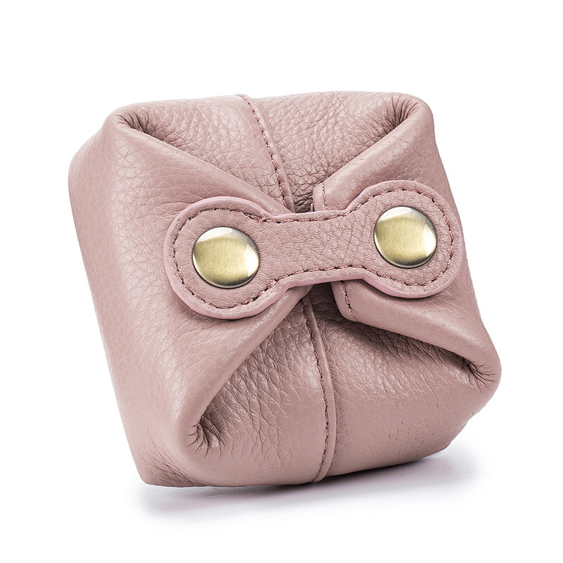 100% Leather Coin Pouch for Women