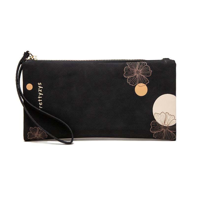 Extended Half-fold Printed Wrist Wallet