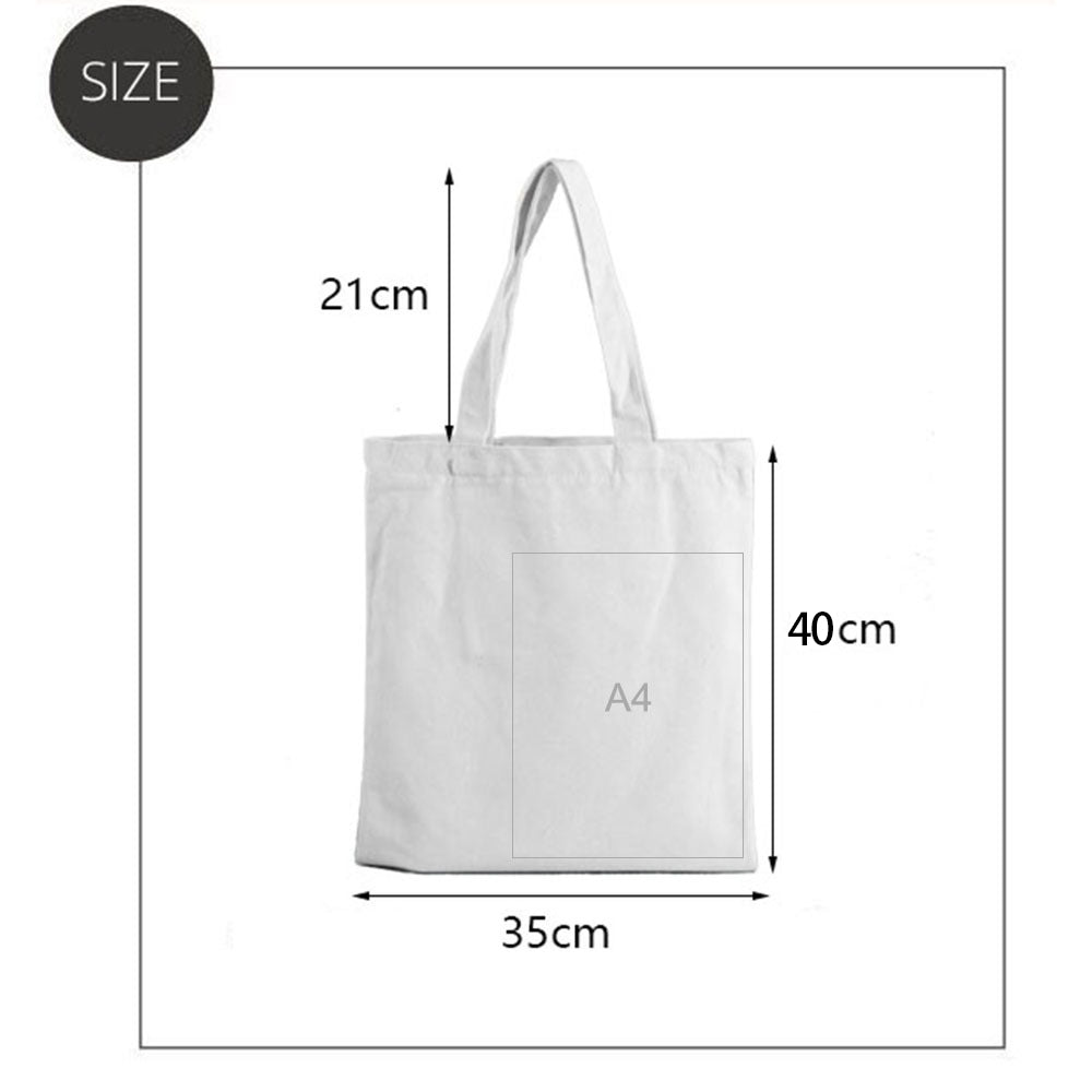 Style A：Let's Travel Around the World Capacity Canvas Bag