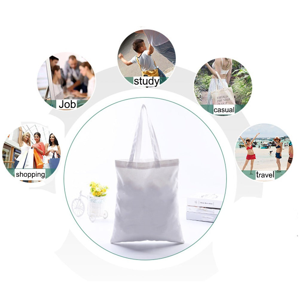 Fashion Trend Shoes Pattern Women Capacity Canvas Bag F