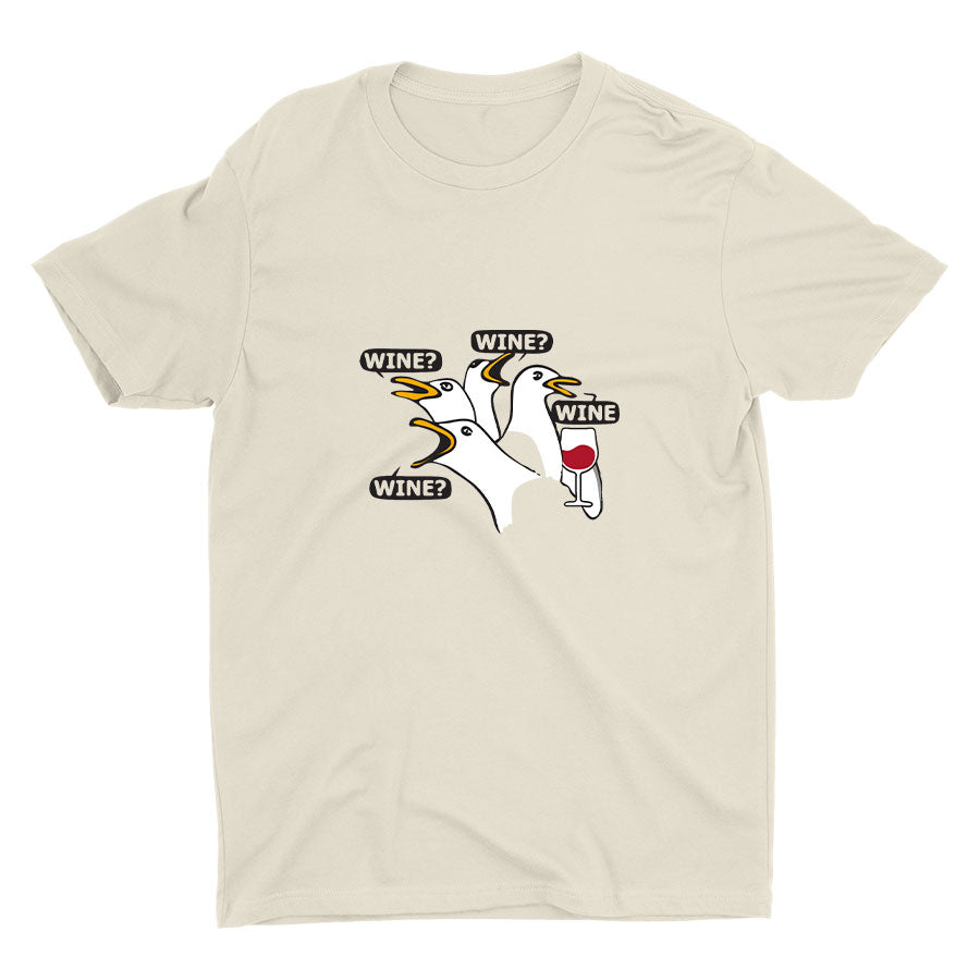 How Does Seagull Sounds Like? Cotton Tee