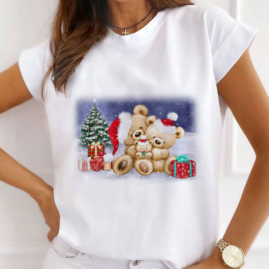 HAPPY NEW YEAR 2021 Christmas White T-Shirt C