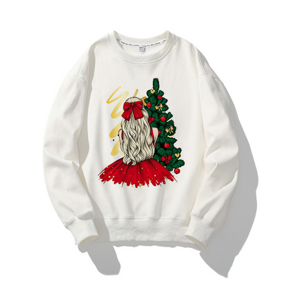 Hello December O-Neck White Sweater V